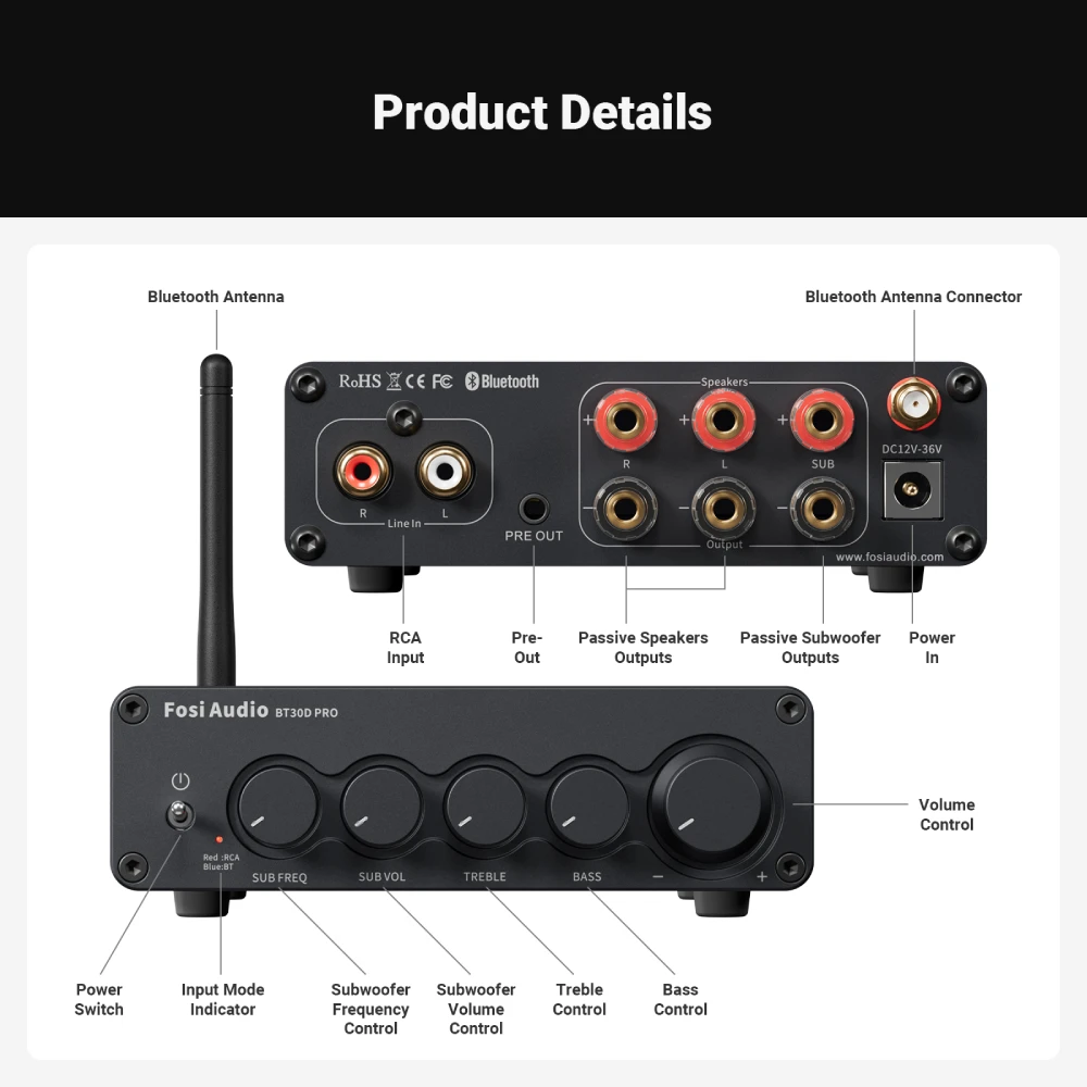 PD_Fosi Audio BT30D PRO_002 Fosi Audio BT30D PRO