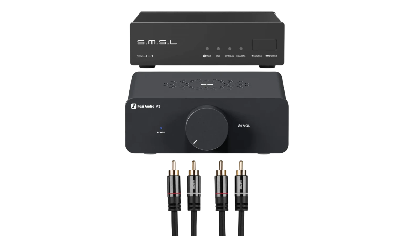 SMSL SU-1 a Fosi Audio V3